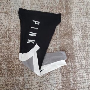 Pink yoga sequence leggings